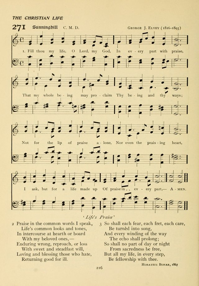 The Pilgrim Hymnal page 216