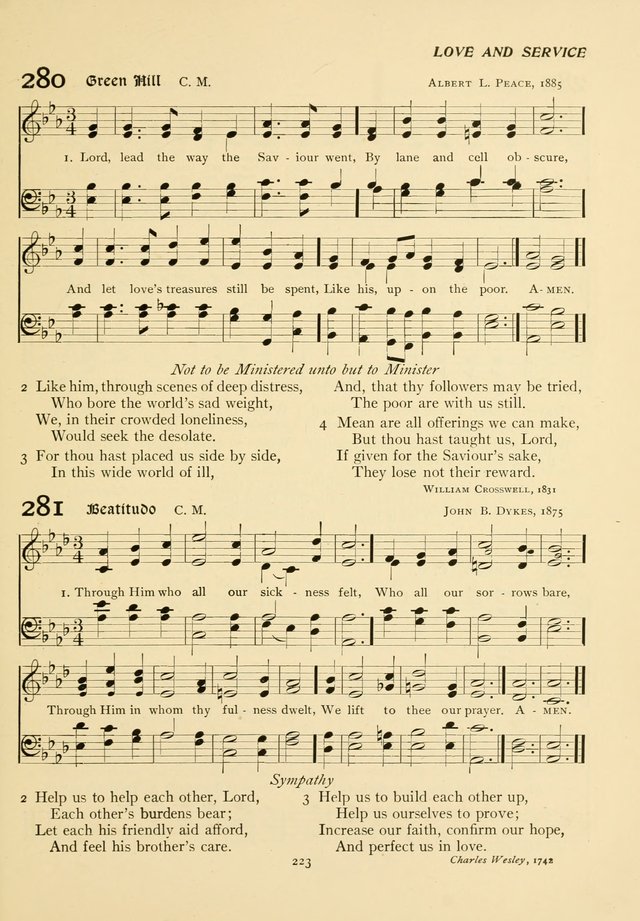 The Pilgrim Hymnal page 223