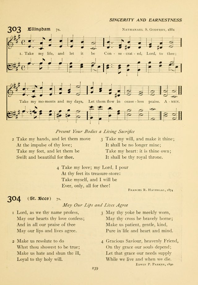 The Pilgrim Hymnal page 239