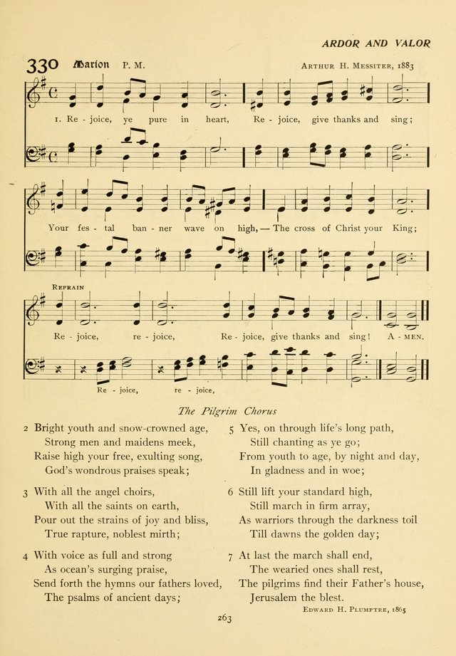 The Pilgrim Hymnal page 263