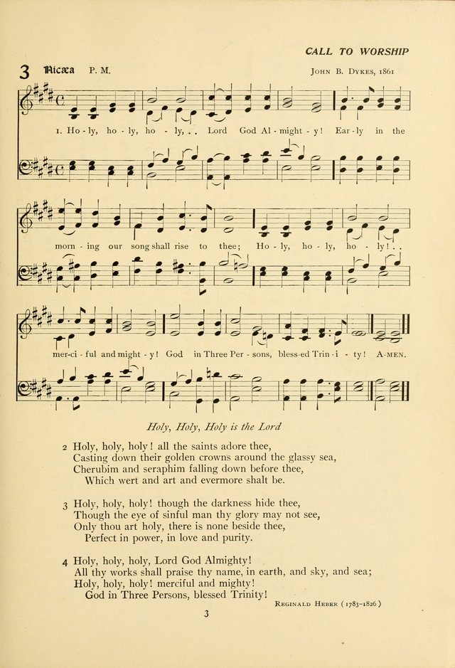 The Pilgrim Hymnal page 3