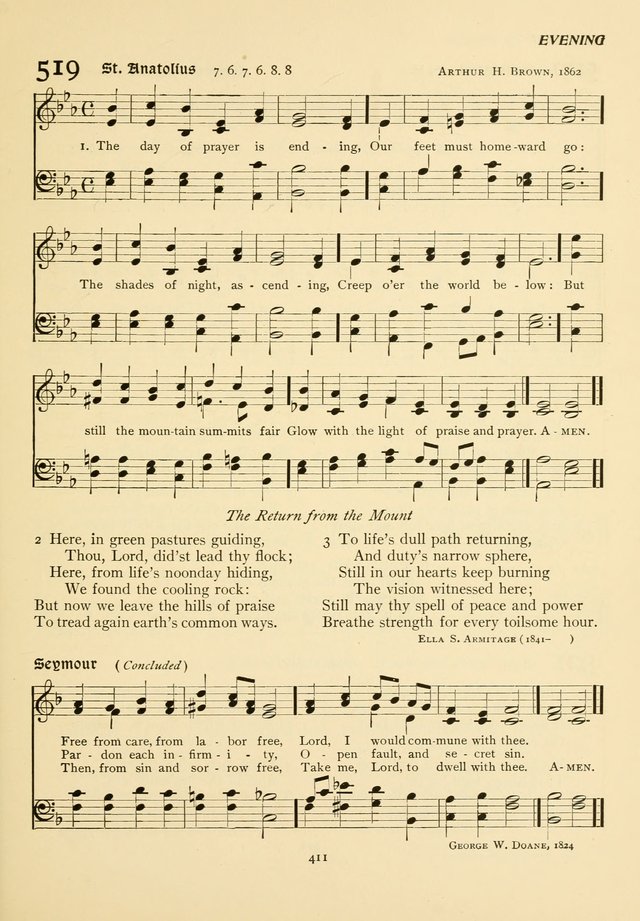 The Pilgrim Hymnal page 411