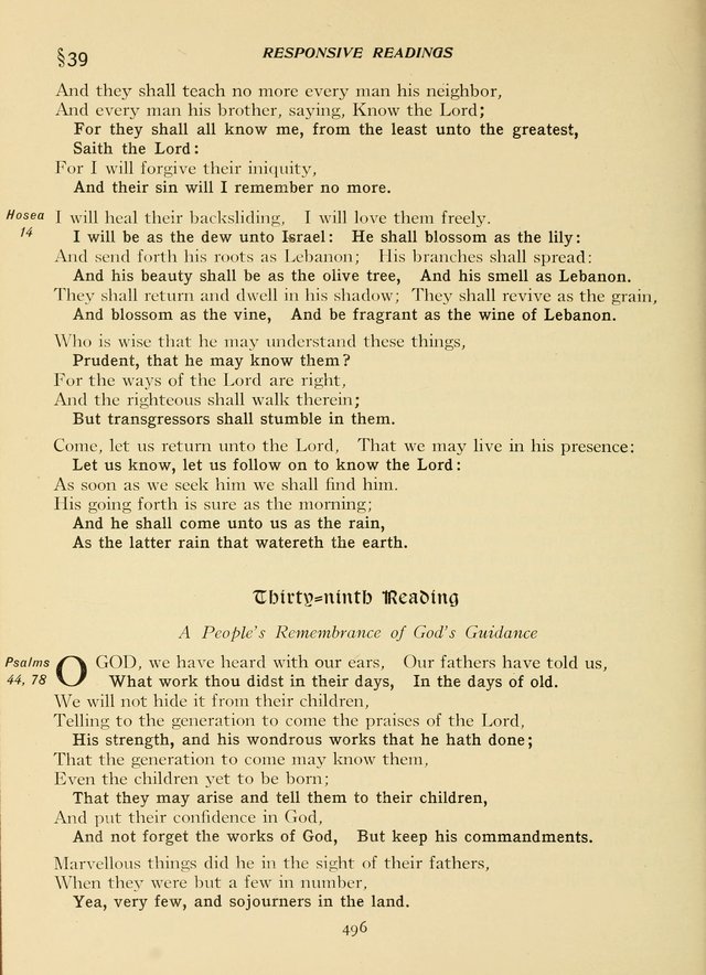 The Pilgrim Hymnal page 496