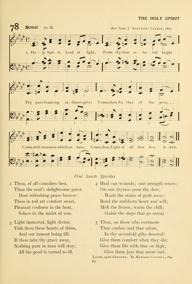 The Pilgrim Hymnal page 61