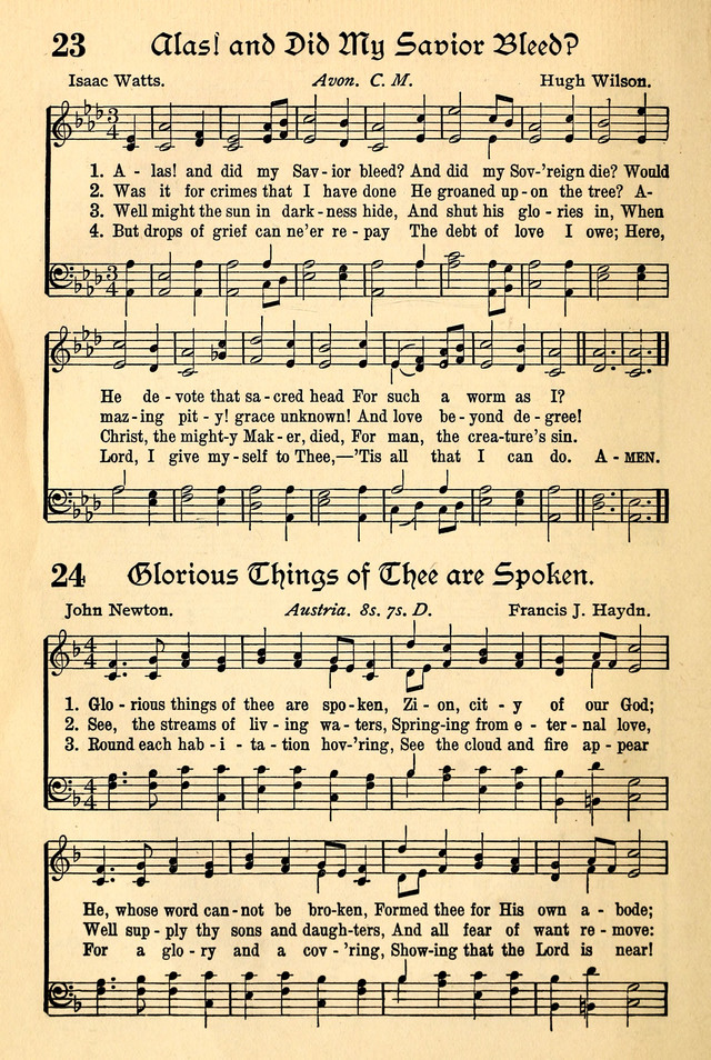 The Popular Hymnal page 16