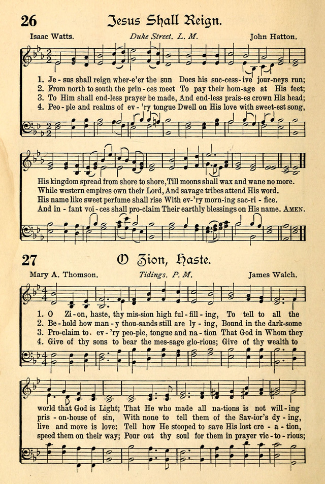 The Popular Hymnal page 18