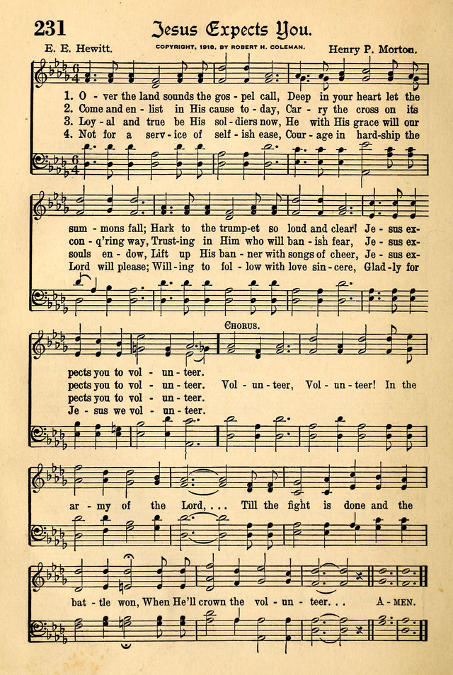 The Popular Hymnal page 188