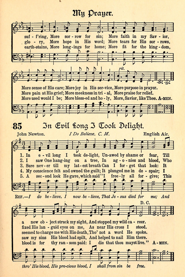 The Popular Hymnal page 57