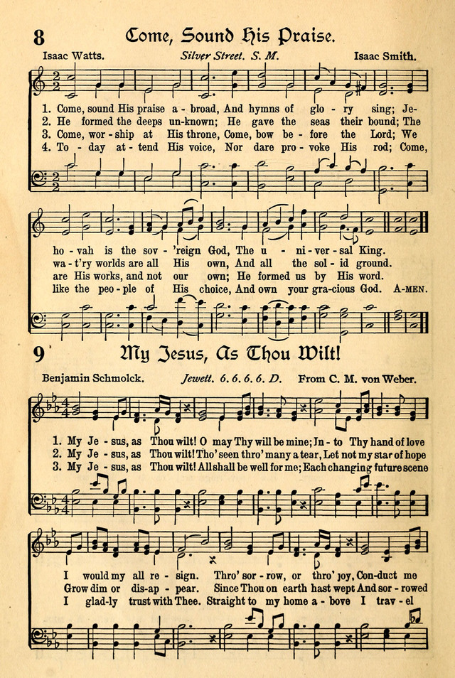 The Popular Hymnal page 6