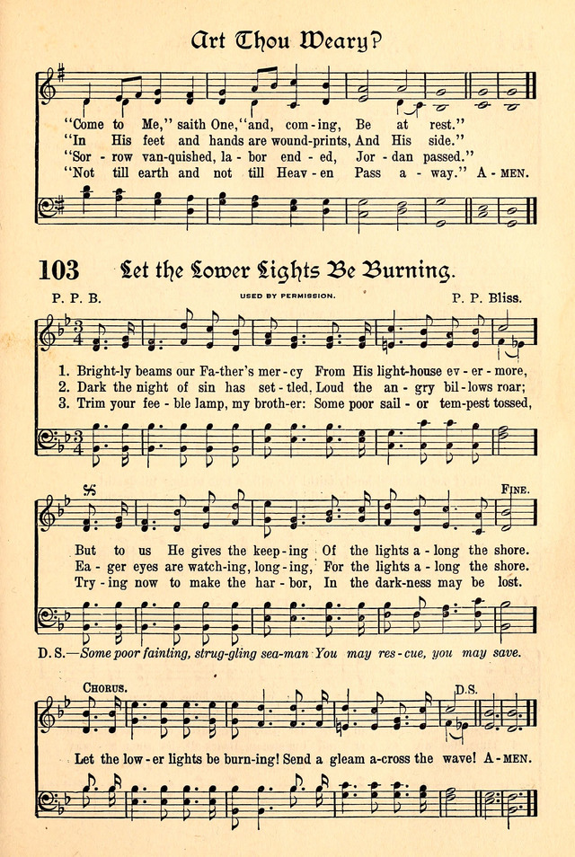 The Popular Hymnal page 69