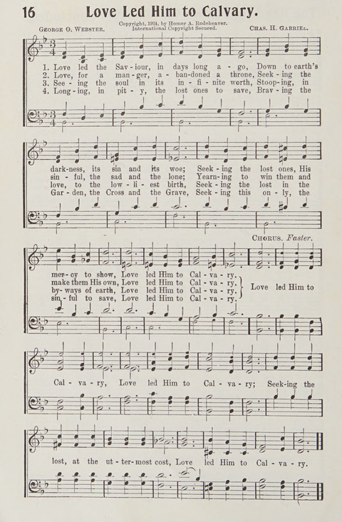 Premier Hymns: Selections for the Church, the Sunday School, young people