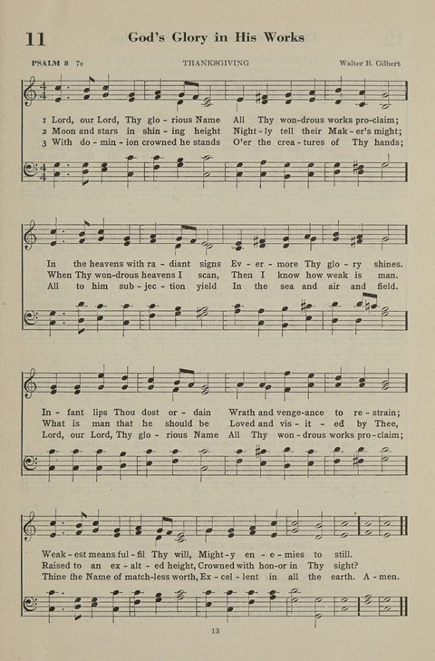 The Psalter Hymnal: The Psalms and Selected Hymns page 13
