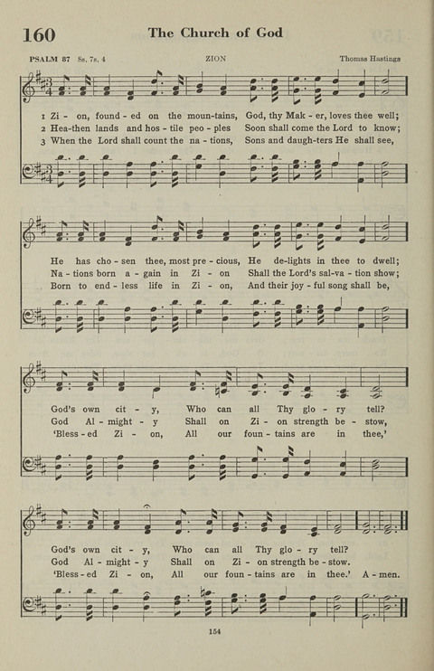 The Psalter Hymnal: The Psalms and Selected Hymns page 154