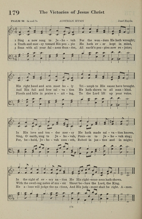 The Psalter Hymnal: The Psalms and Selected Hymns page 174