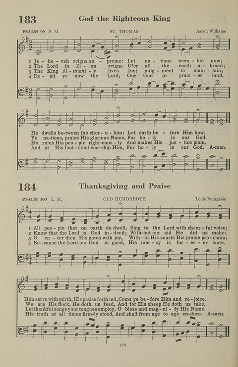 The Psalter Hymnal: The Psalms and Selected Hymns page 178