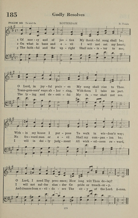 The Psalter Hymnal: The Psalms and Selected Hymns page 179
