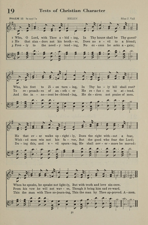 The Psalter Hymnal: The Psalms and Selected Hymns page 21
