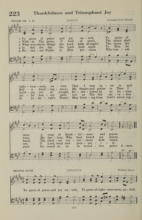 The Psalter Hymnal: The Psalms and Selected Hymns page 212