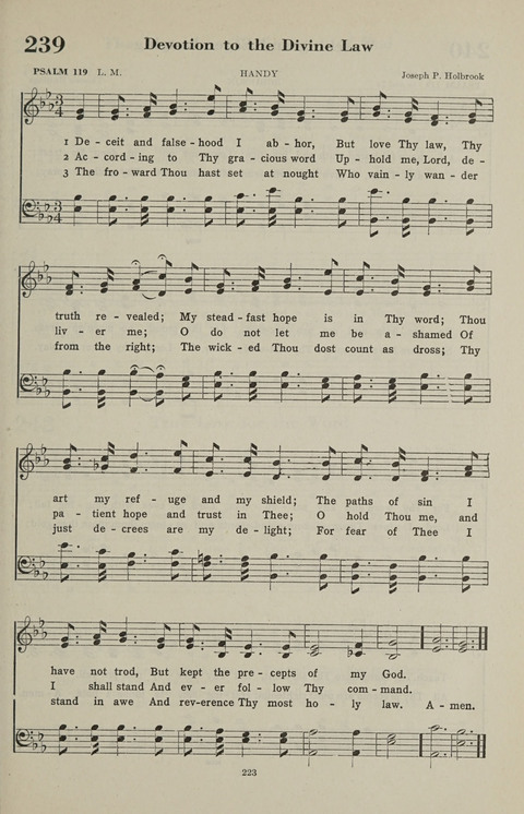 The Psalter Hymnal: The Psalms and Selected Hymns page 223
