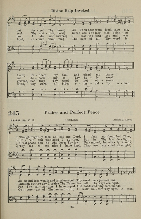 The Psalter Hymnal: The Psalms and Selected Hymns page 227