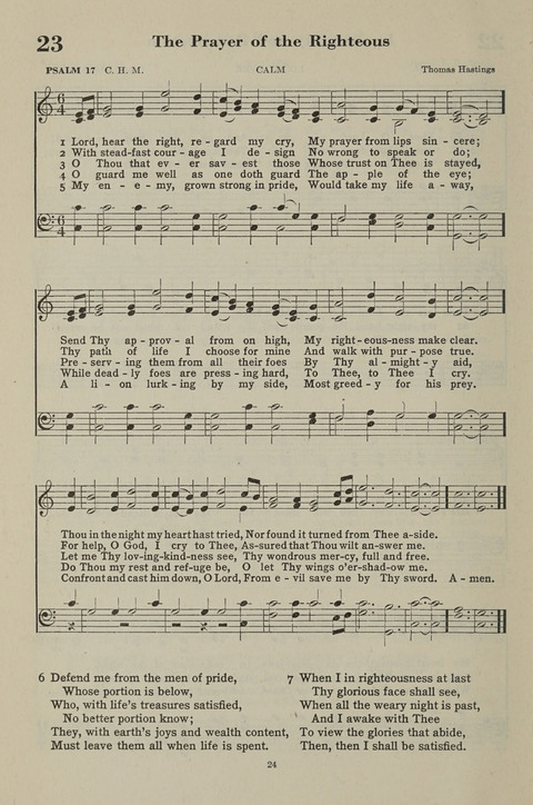 The Psalter Hymnal: The Psalms and Selected Hymns page 24