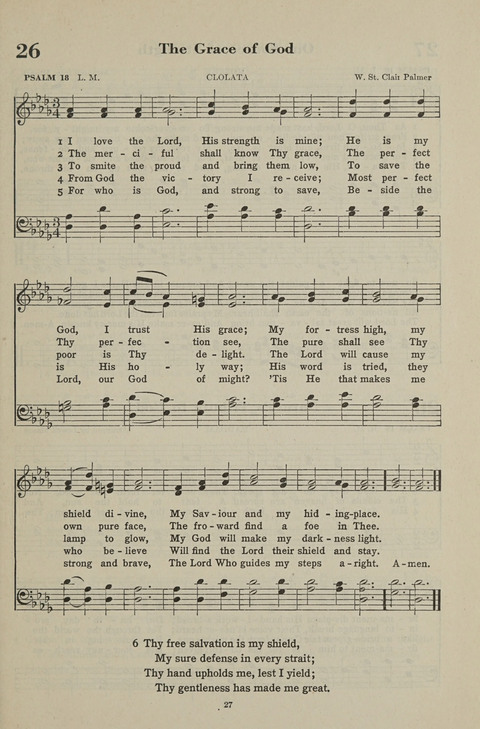 The Psalter Hymnal: The Psalms and Selected Hymns page 27