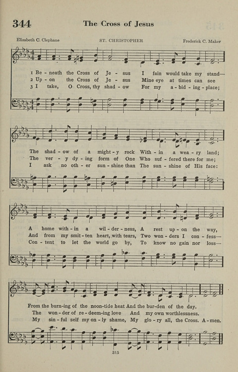 The Psalter Hymnal: The Psalms and Selected Hymns page 315