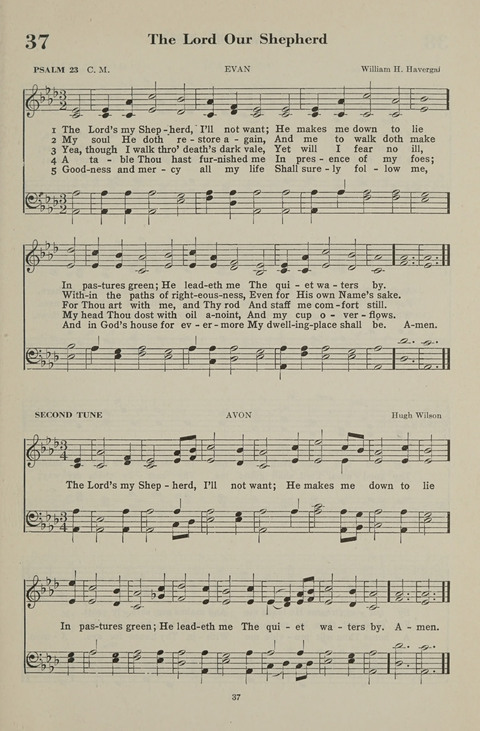 The Psalter Hymnal: The Psalms and Selected Hymns page 37