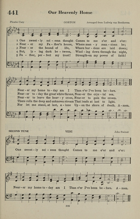 The Psalter Hymnal: The Psalms and Selected Hymns page 399