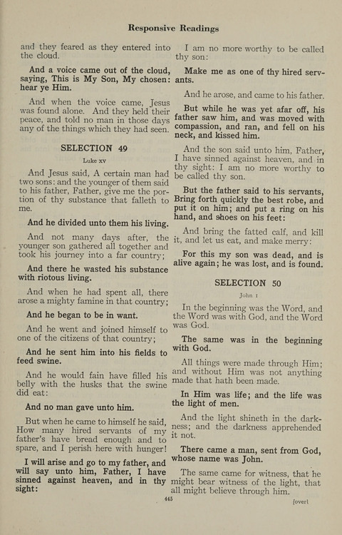 The Psalter Hymnal: The Psalms and Selected Hymns page 445