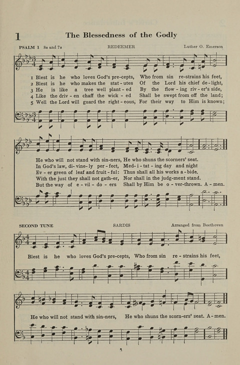 The Psalter Hymnal: The Psalms and Selected Hymns page 5