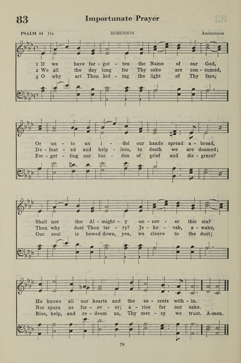The Psalter Hymnal: The Psalms and Selected Hymns page 78