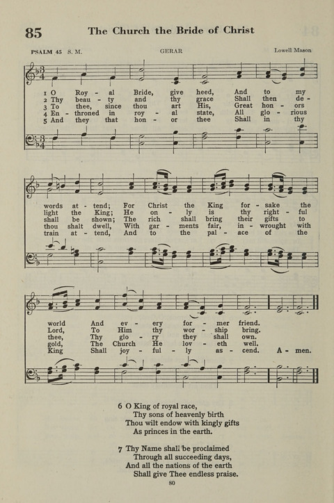 The Psalter Hymnal: The Psalms and Selected Hymns page 80