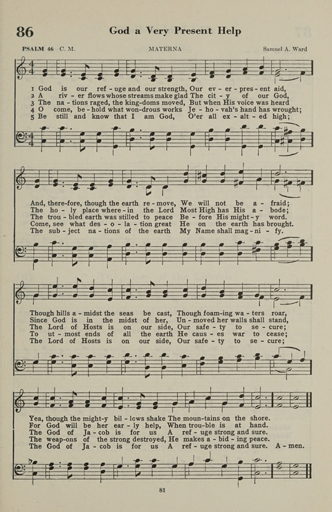 The Psalter Hymnal: The Psalms and Selected Hymns page 81