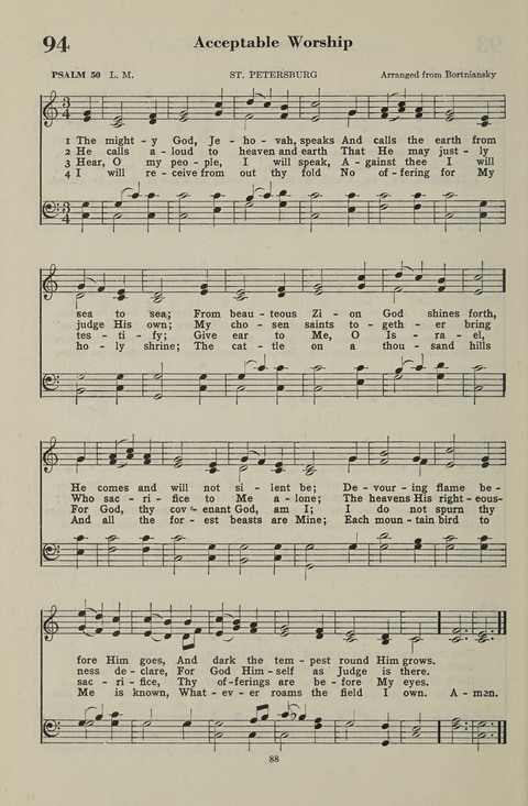 The Psalter Hymnal: The Psalms and Selected Hymns page 88