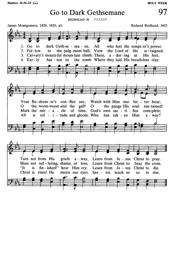 The Presbyterian Hymnal: hymns, psalms, and spiritual songs page 109