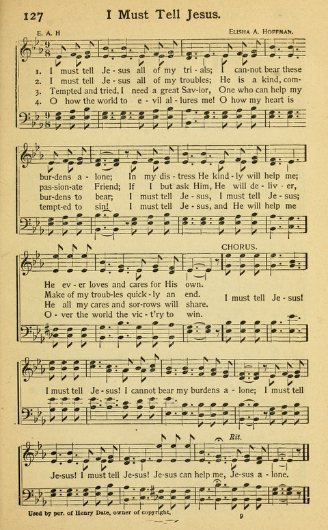 Pentecostal Hymns No. 2: a Winnowed Collection for Evangelistic Services, young people