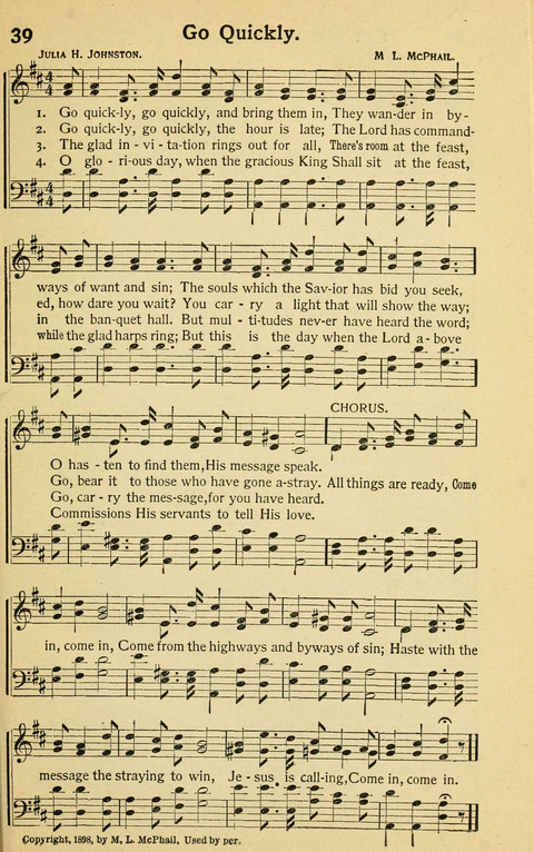 Pentecostal Hymns No. 2: a Winnowed Collection for Evangelistic Services, young people