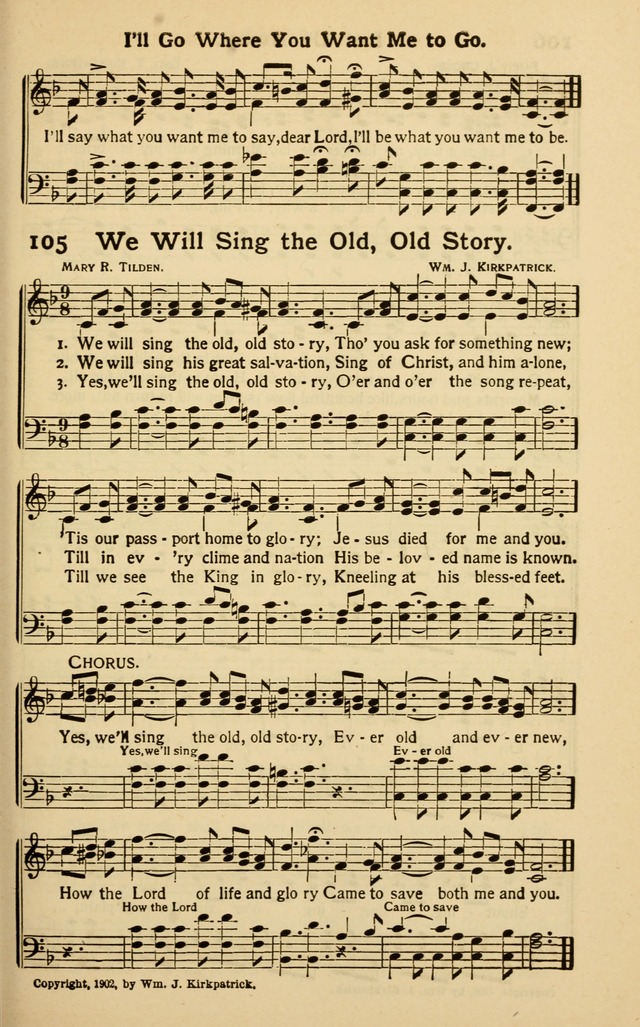 Pentecostal Hymns Nos. 3 and 4 Combined page 105