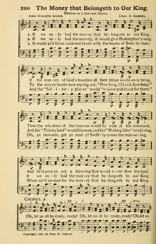 Pentecostal Hymns Nos. 3 and 4 Combined page 200