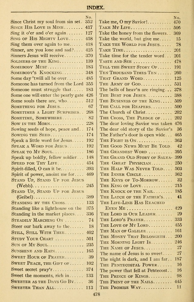 Pentecostal Hymns Nos. 3 and 4 Combined page 476