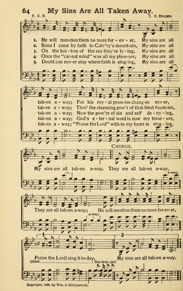 Pentecostal Hymns Nos. 3 and 4 Combined page 64