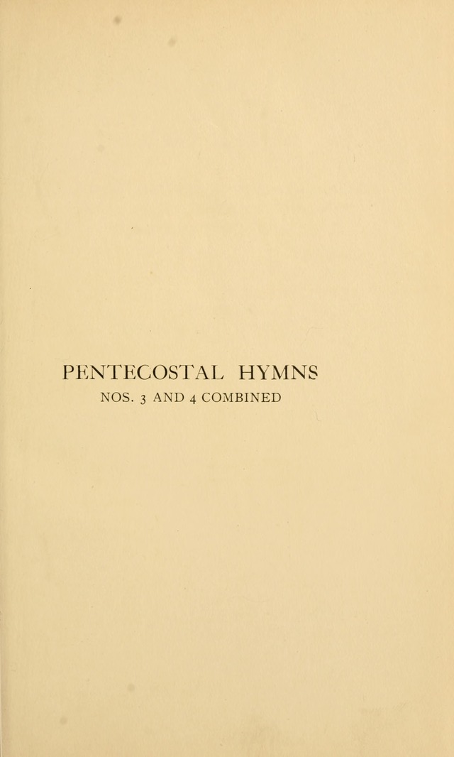 Pentecostal Hymns Nos. 3 and 4 Combined page v