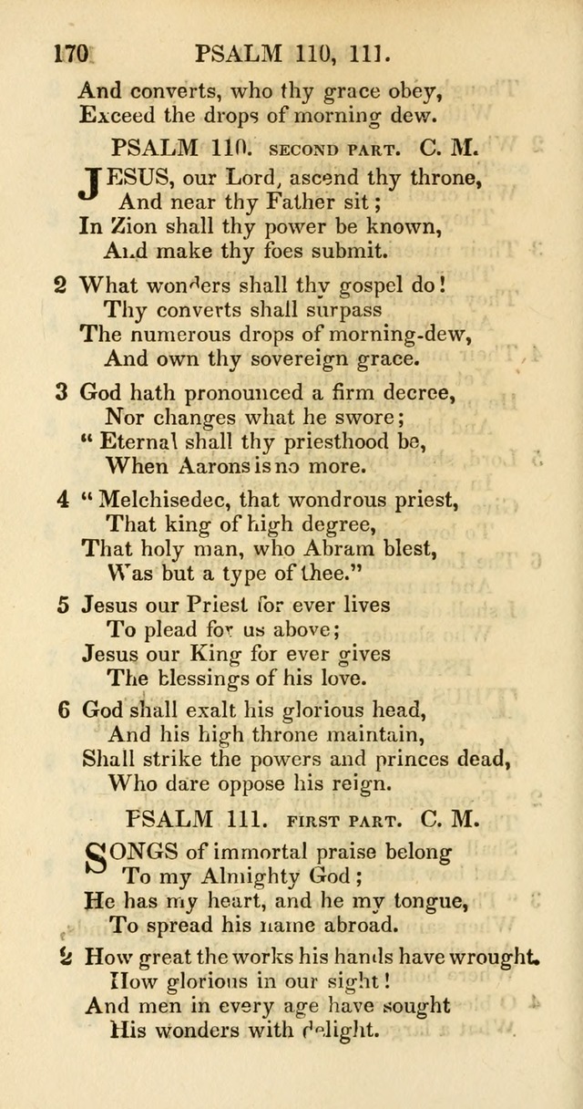 Psalms and Hymns Adapted to Public Worship, and Approved by the General Assembly of the Presbyterian Church in the United States of America page 172