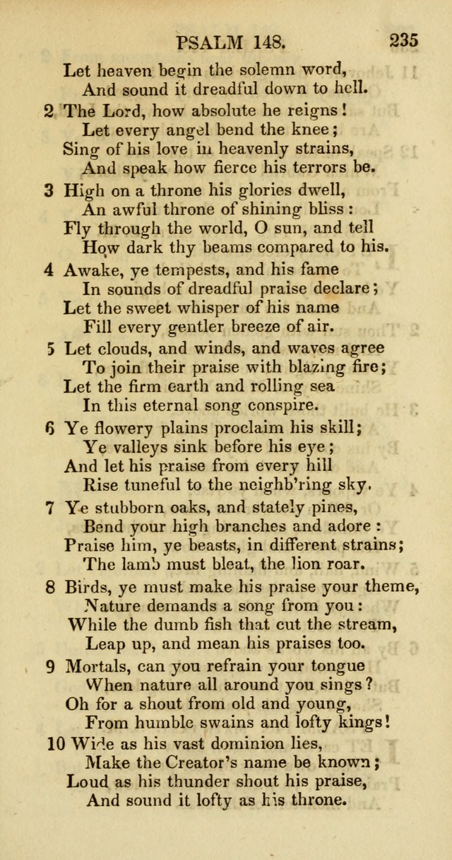 Psalms and Hymns Adapted to Public Worship, and Approved by the General Assembly of the Presbyterian Church in the United States of America page 237