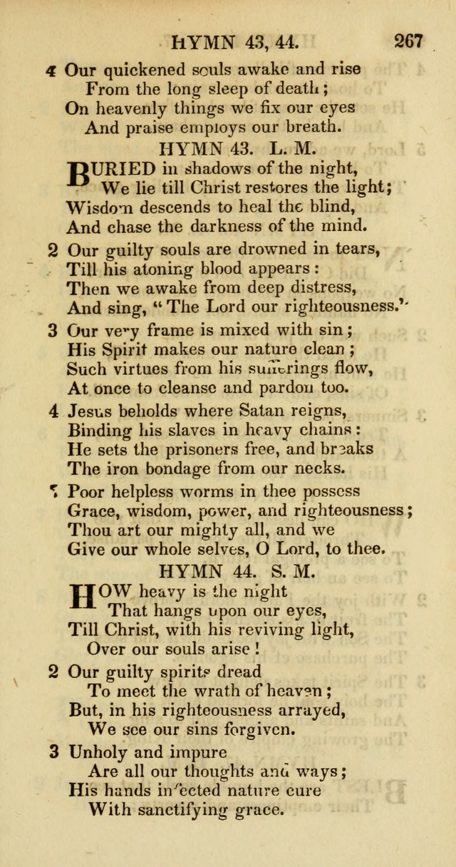 Psalms and Hymns Adapted to Public Worship, and Approved by the General Assembly of the Presbyterian Church in the United States of America page 269