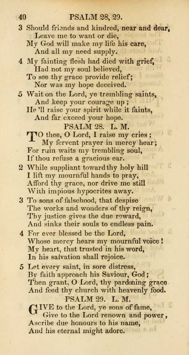 Psalms and Hymns Adapted to Public Worship, and Approved by the General Assembly of the Presbyterian Church in the United States of America page 40