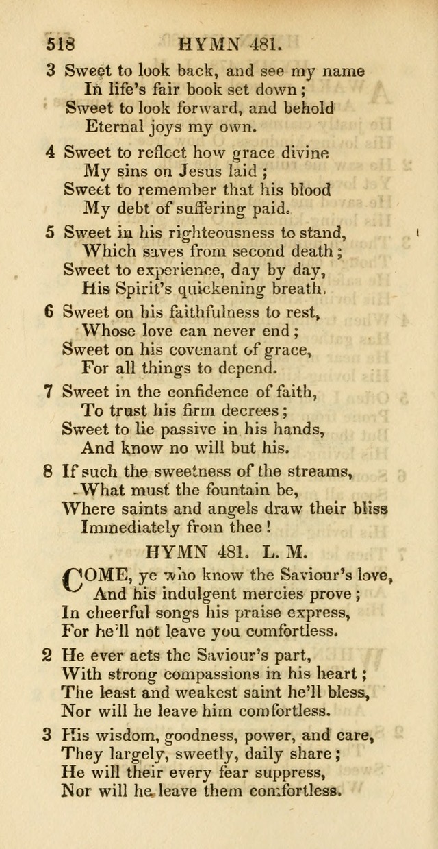Psalms and Hymns Adapted to Public Worship, and Approved by the General Assembly of the Presbyterian Church in the United States of America page 520