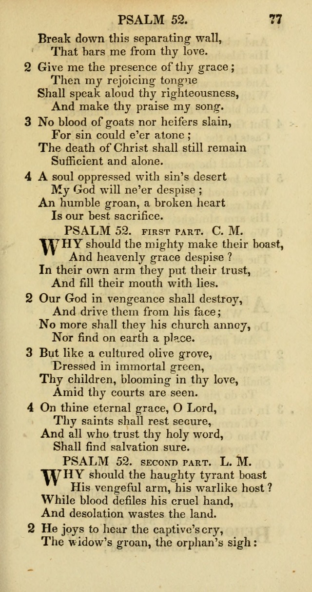 Psalms and Hymns Adapted to Public Worship, and Approved by the General Assembly of the Presbyterian Church in the United States of America page 79