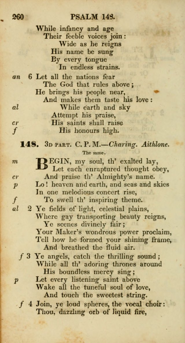 Psalms and Hymns, Adapted to Public Worship: and approved by the General Assembly of the Presbyterian Church in the United States of America: the latter being arranged according to subjects... page 260